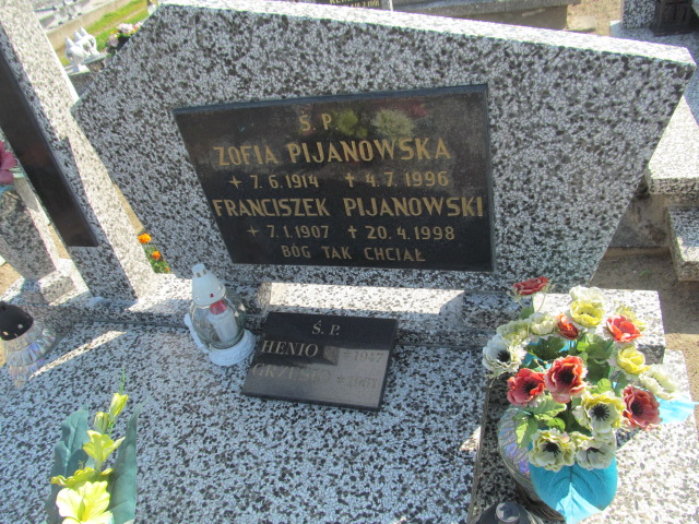 Henryk Pijanowski Gniewkowo - Grobonet - Wyszukiwarka osób pochowanych