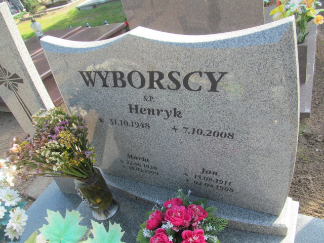 Jan Wyborski 1911 Gniewkowo - Grobonet - Wyszukiwarka osób pochowanych