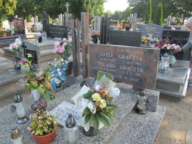 Grób Irena Krokosz
