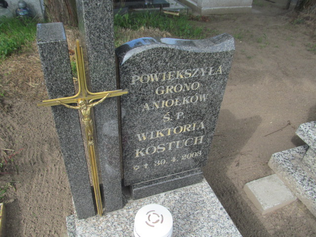 Wiktoria Kostuch 2003 Gniewkowo - Grobonet - Wyszukiwarka osób pochowanych