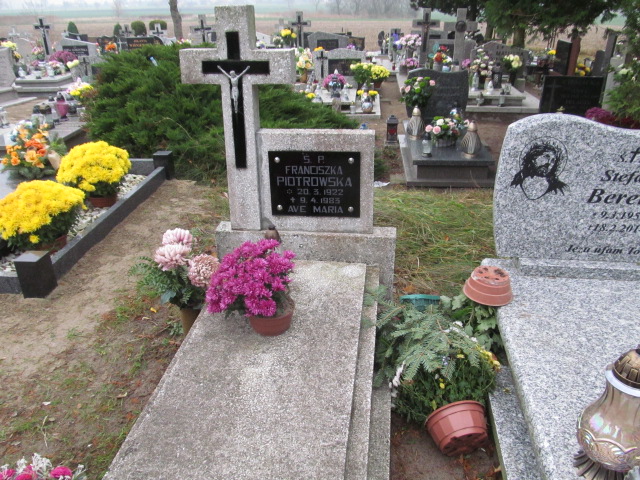 Grób Franciszka Piotrowska