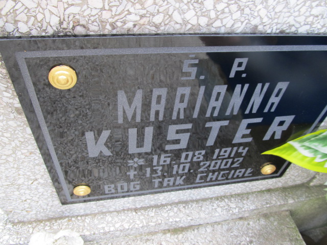 Marianna Kuster 1914 Gniewkowo - Grobonet - Wyszukiwarka osób pochowanych
