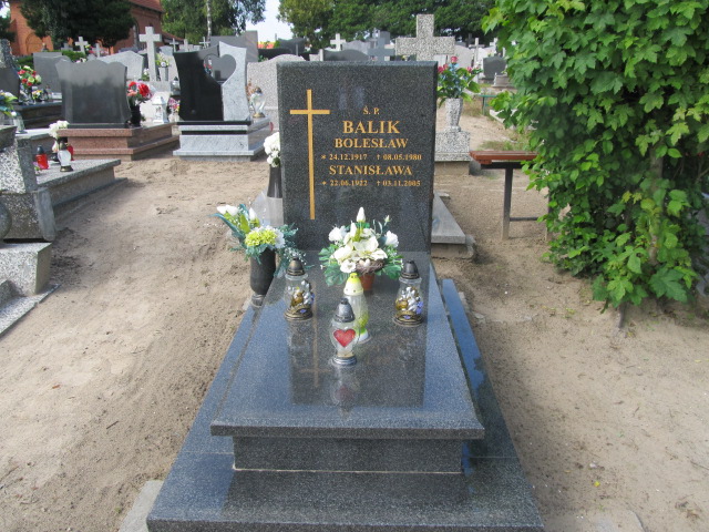 Grób Bolesław Balik