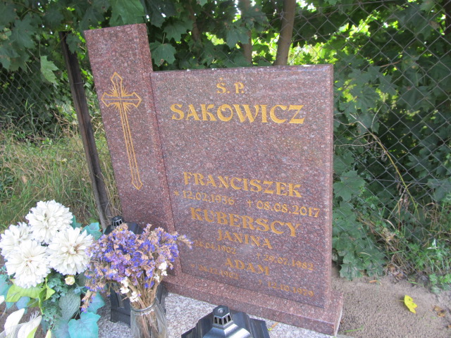 Adam Kuberski 1902 Gniewkowo - Grobonet - Wyszukiwarka osób pochowanych