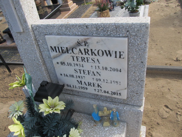 Stefan Mielcarek 1937 Gniewkowo - Grobonet - Wyszukiwarka osób pochowanych