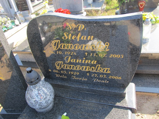 Janina Janowska 1929 Gniewkowo - Grobonet - Wyszukiwarka osób pochowanych